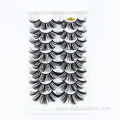 8 pairs eyelashes 25mm dramatic long eye lashes